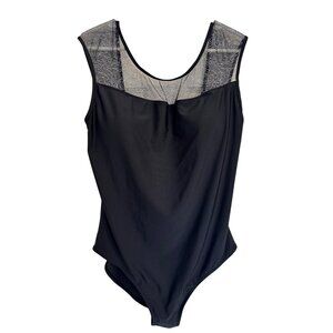 OP Ocean Pacific Dama Black Size Size XL Black One Piece Swimsuit NWT Padded Cup